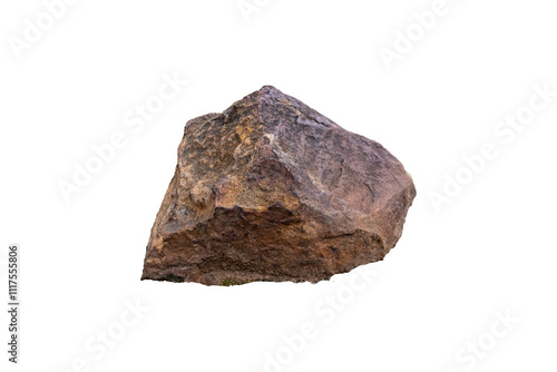 The trees.Rocks and Stone on the Mountain .Isolated on White background with clipping path