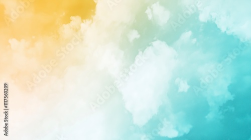 Colorful Sky with Clouds and Gradient Effects