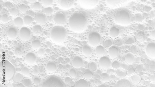 Wallpaper Mural Abstract White Foam Bubbles Texture Background. Torontodigital.ca