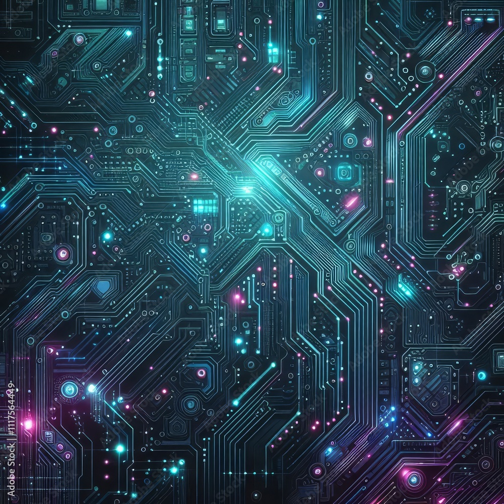 high-tech texture reminiscent of the surface of a microchip, with detailed circuits
high-tech texture reminiscent of the surface of a microchip, with detailed circuits