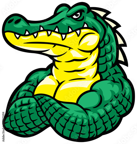 Crocodile logo vector