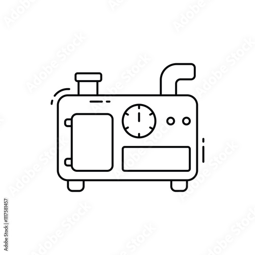 Genrator vector icon photo