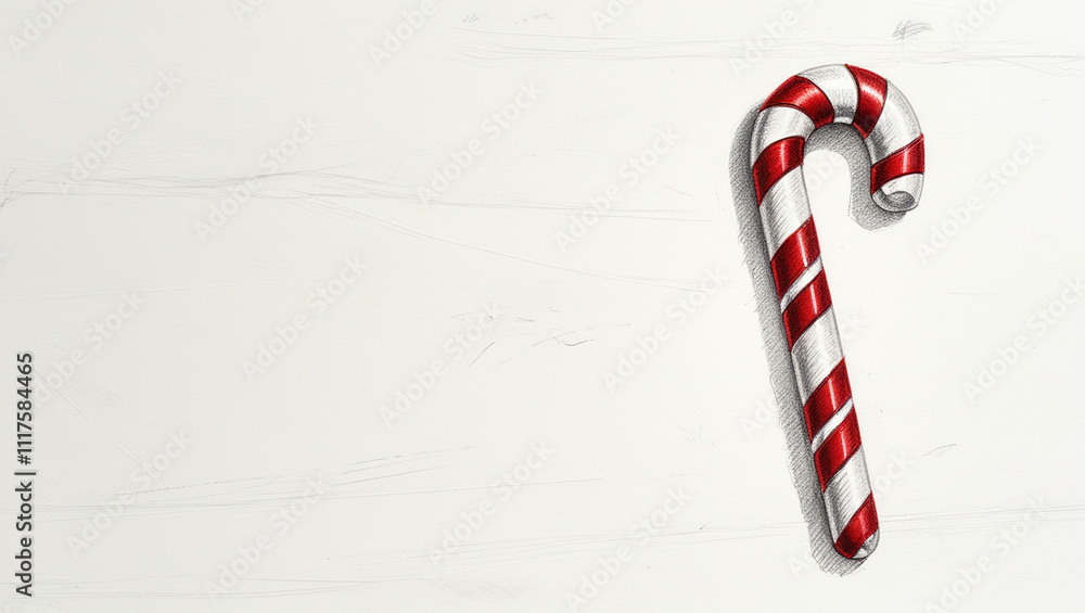 Fototapeta premium candy canes for christmas decoration