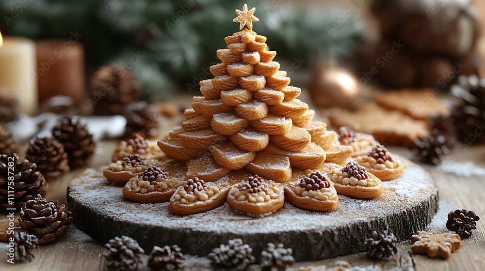 A Christmas Tree Made of Cookies
A Christmas Tree Made of Cookies
