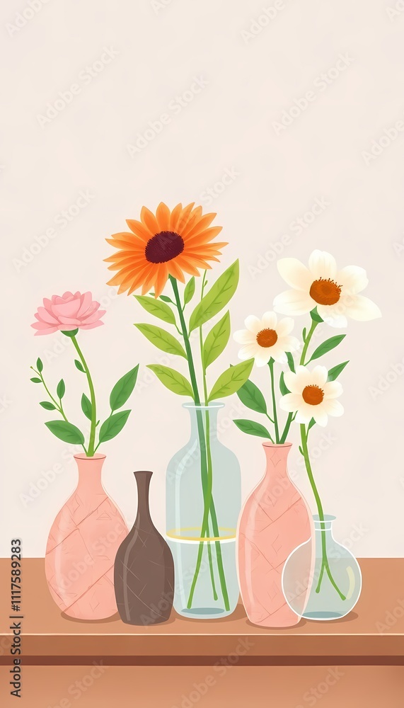 Collection of vases for flowers and plants Collection of vases for flowers and plants