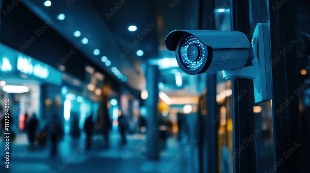 Security Camera at Night Security Camera at Night