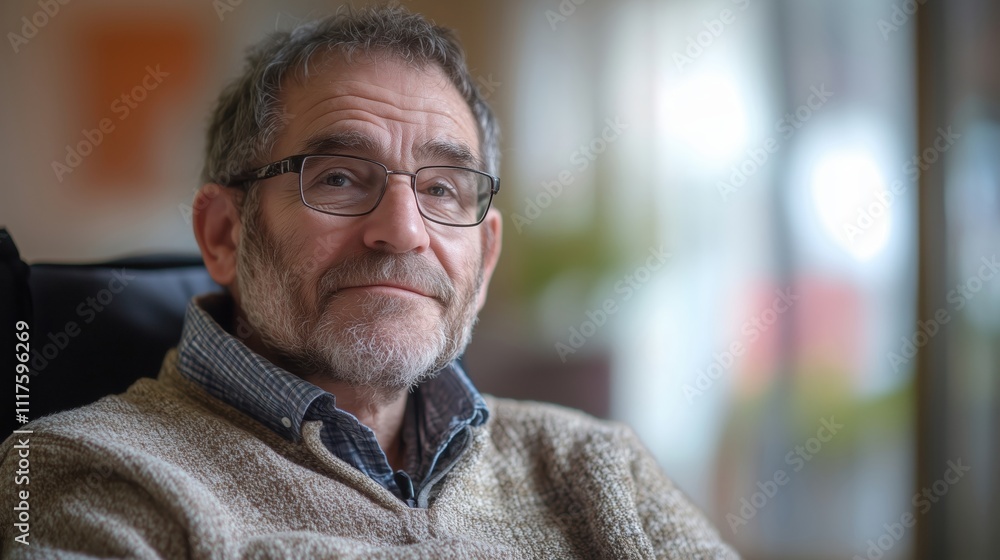 Portrait of confident senior professor wearing glasses and looking thoughtful Portrait of confident senior professor wearing glasses and looking thoughtful