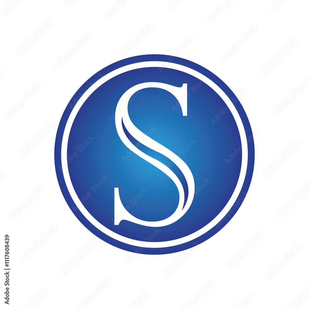S Logo Design Graphic Illustration S Logo Design Graphic Illustration
