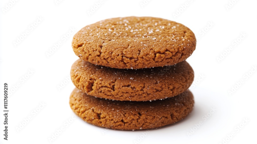 Gingerbread cookies, perfect for Christmas, look yummy against a white backdrop. Gingerbread cookies, perfect for Christmas, look yummy against a white backdrop.