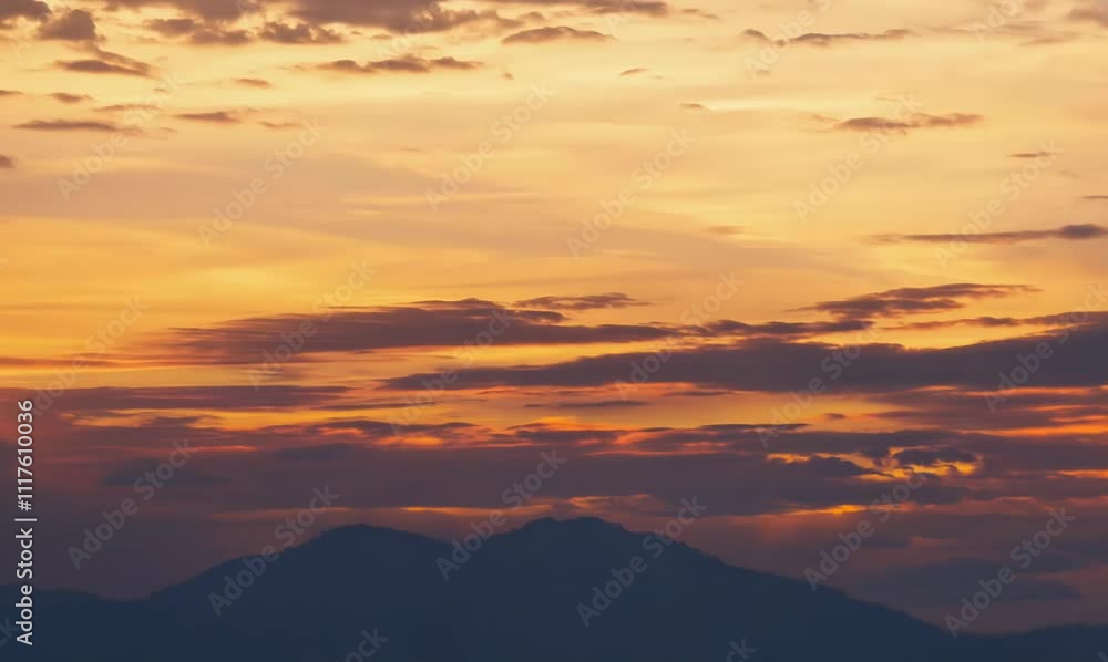 timelapse of tranquil clouds flowing during sunset timelapse of tranquil clouds flowing during sunset