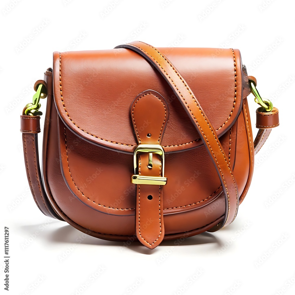 Women's Crossbody Handbag on White Background Women's Crossbody Handbag on White Background