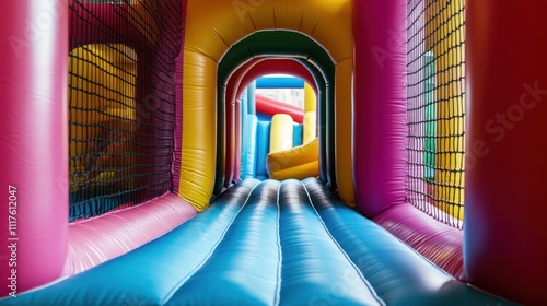 Colorful Inflatable Tunnel of Fun