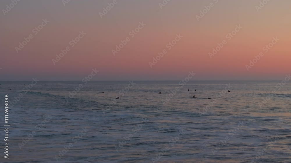 Surfers Vista Point San Onofre Ocean Beach Coast Wide Sunset Horizon Surfers Vista Point San Onofre Ocean Beach Coast Wide Sunset Horizon