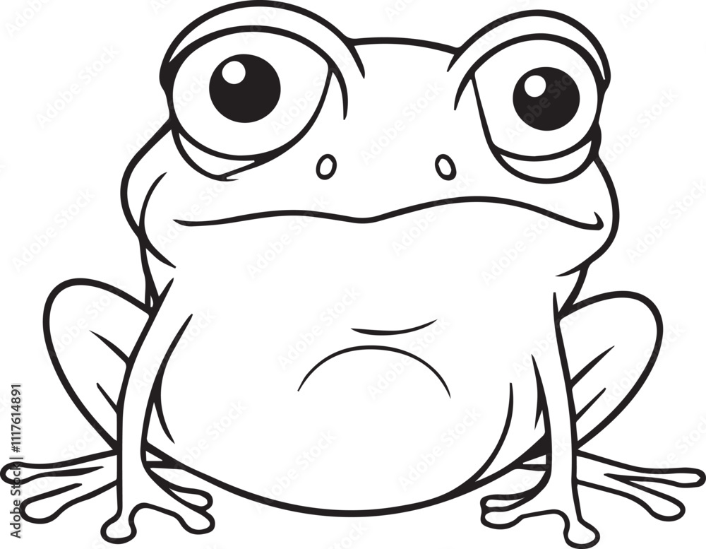 Frog Coloring Page Frog Coloring Page
