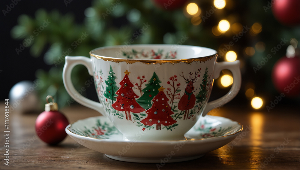 Tea Cup and mug for chirstmas Tea Cup and mug for chirstmas