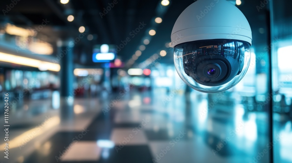 Security Camera in a Modern Building Security Camera in a Modern Building