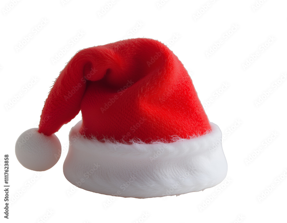 christmas hat, with transparent background, ideal for Christmas and holiday-themed projects christmas hat, with transparent background, ideal for Christmas and holiday-themed projects
