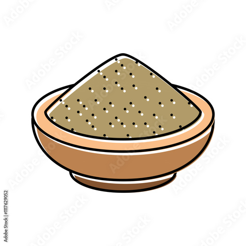garam masala indian cuisine color icon vector. garam masala indian cuisine sign. isolated symbol illustration