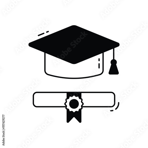 Master Degree vector icon
