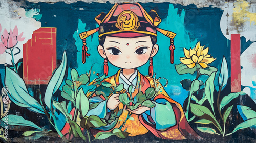 graffiti in the wall