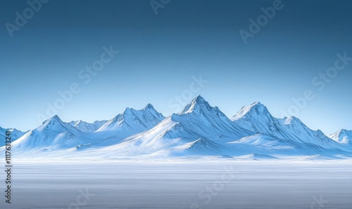 Wallpaper Mural Majestic Alpine and Jade Dragon Snow Mountains with an open road surface, offering a serene and minimalist backdrop for diverse creative uses. Torontodigital.ca