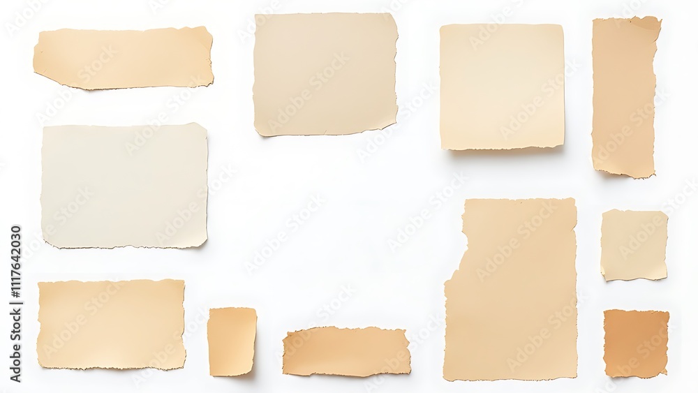 Fototapeta premium White news paper ripped message background