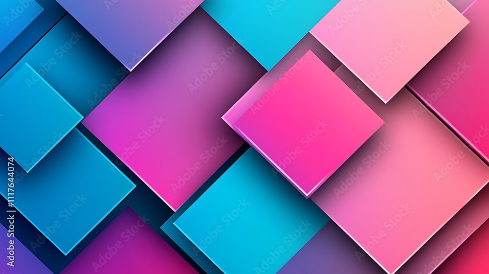A modern background with squares A modern background with squares