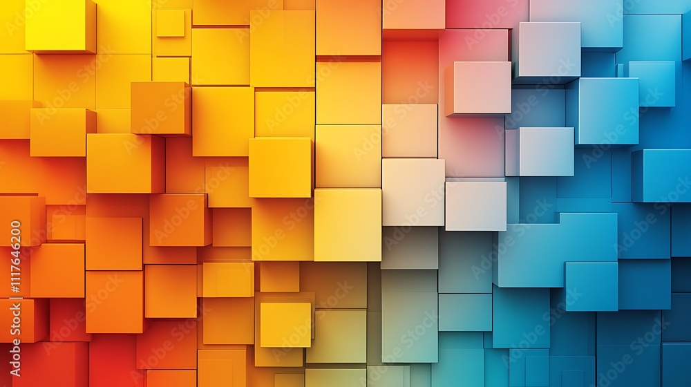 A modern background with squares A modern background with squares