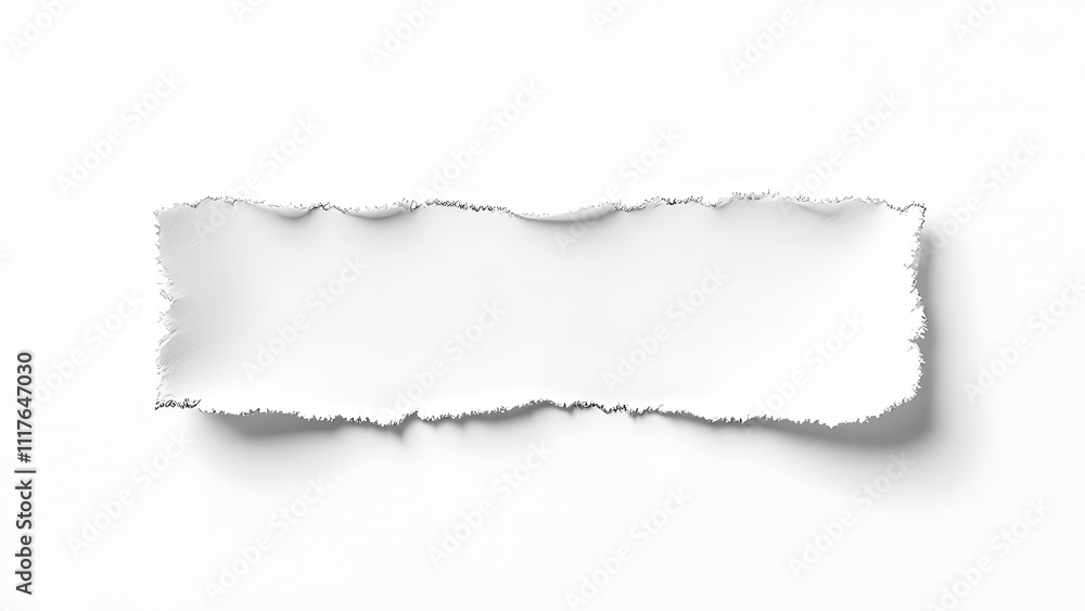 Fototapeta premium white paper ripped message background