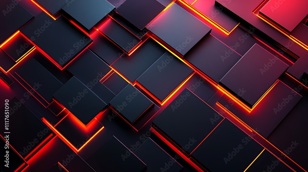 A modern background with squares A modern background with squares
