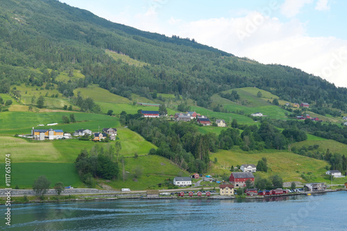 Canvas Print Olden, Norwegen