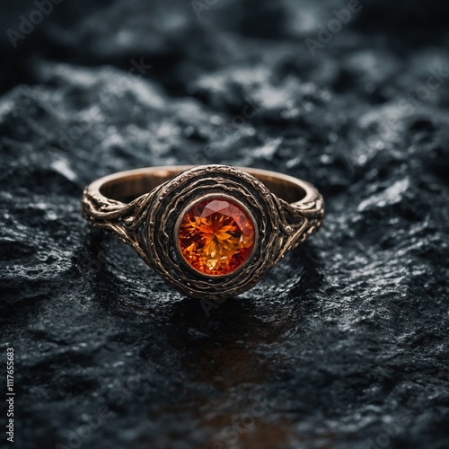 Picture a ring inspired by the elements—earth, water, air, and fire.