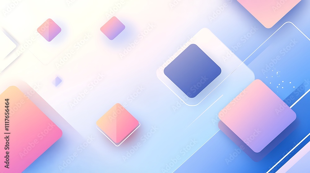A modern background with squares A modern background with squares