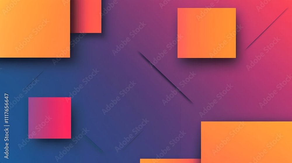 A modern background with squares A modern background with squares