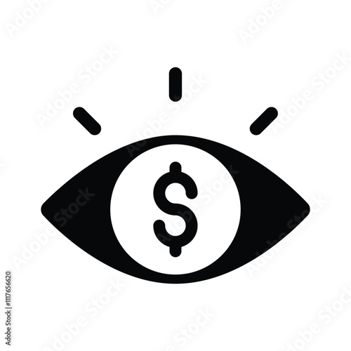 Take a look at this amazing icon of business monitoring in modern style