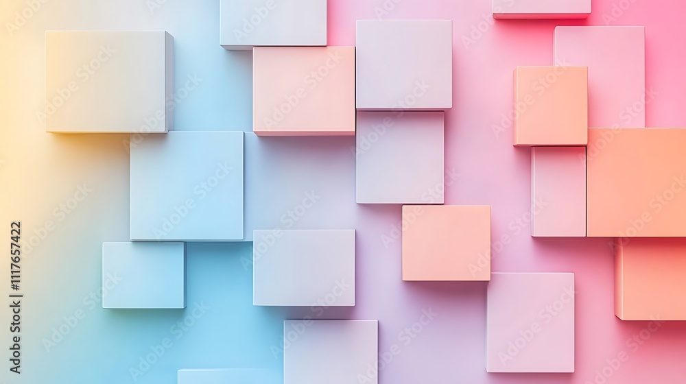 A modern background with squares A modern background with squares