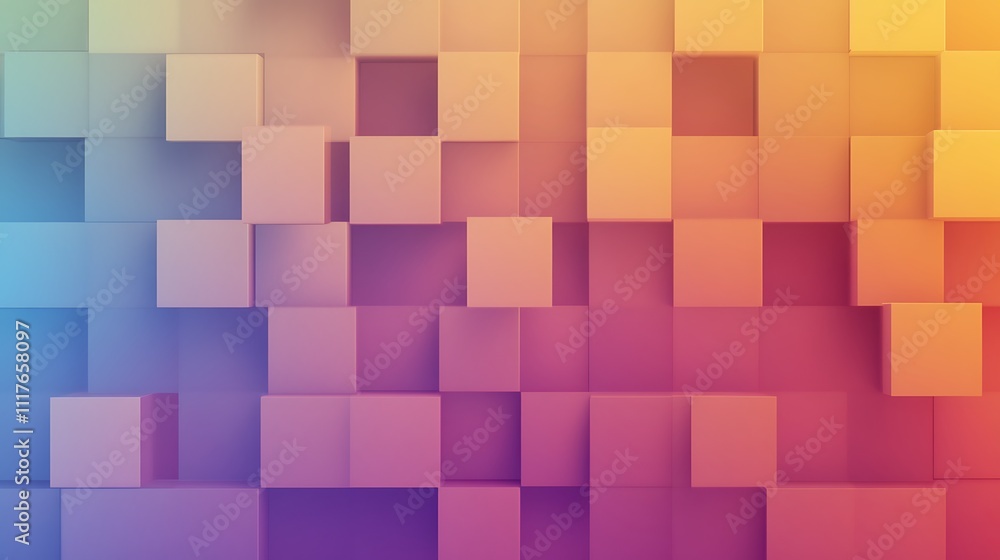 A modern background with squares A modern background with squares