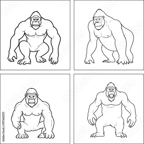 Orangutan Coloring Page