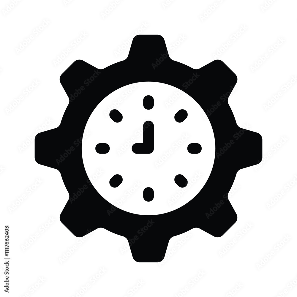 A clock in gears, symbolizing time management and efficiency A clock in gears, symbolizing time management and efficiency
