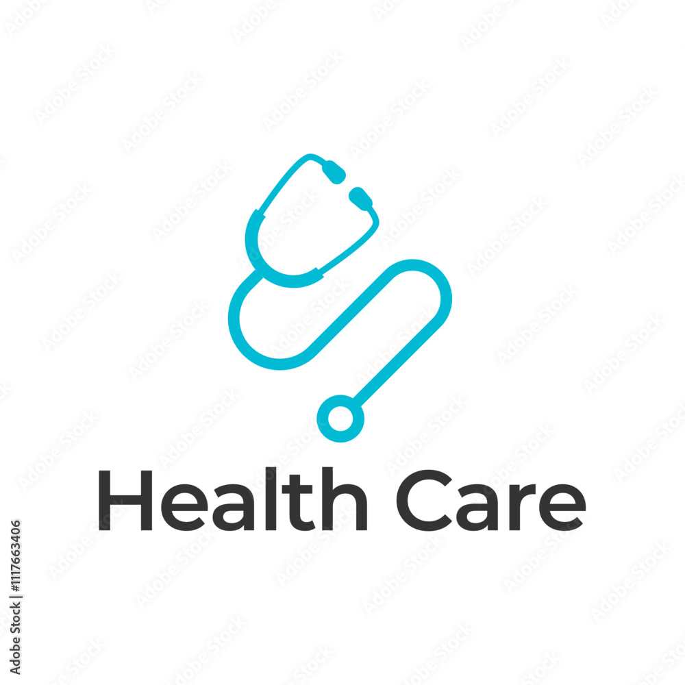 Logo for health care stethoscope. Medical health care logo design. Logo for health care stethoscope. Medical health care logo design.