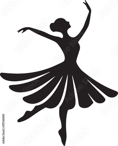 Elegant Ballerina Silhouette Stock Image High Resolution Download