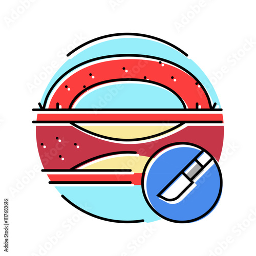 bypass surgery doctor color icon vector. bypass surgery doctor sign. isolated symbol illustration