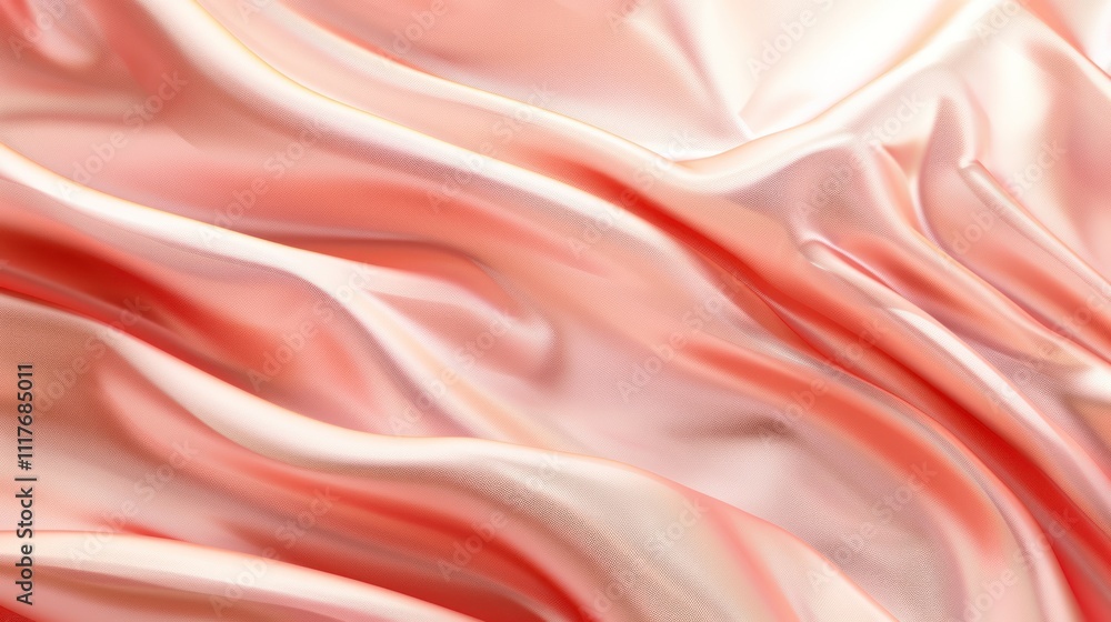 Abstract Peach Silk Drape Abstract Peach Silk Drape