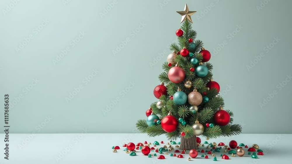 Christmas tree made from trash Christmas tree made from trash