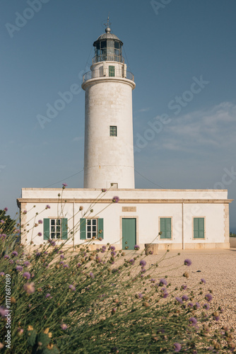 Lighthouse of La Mola in Formentera Island Spain