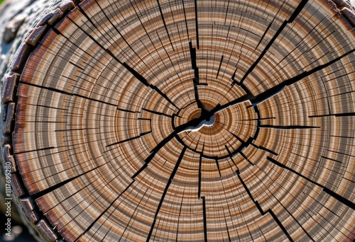 cross section of tree trunk