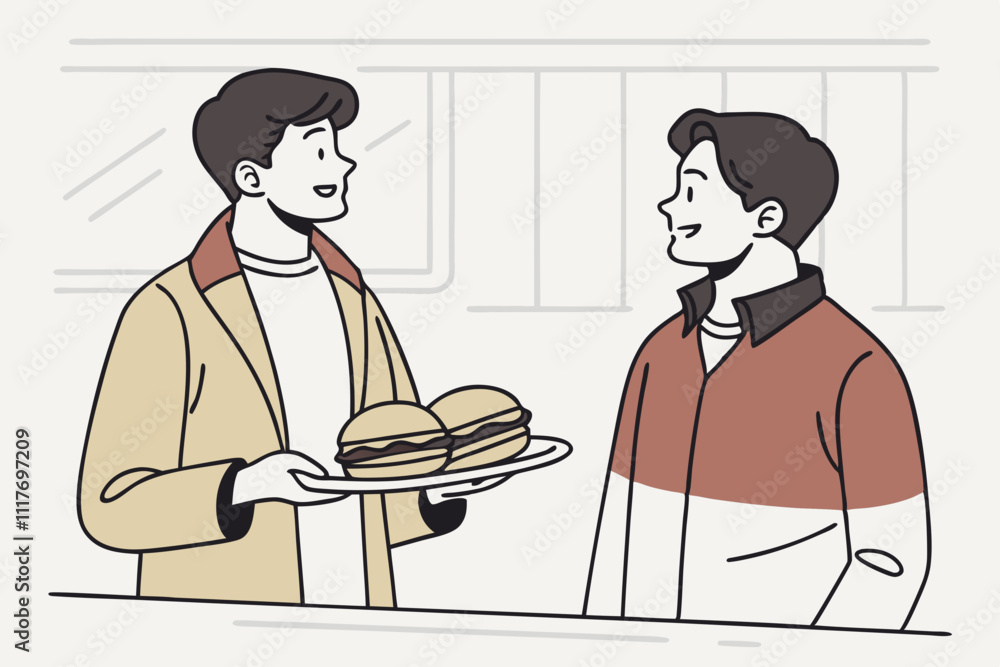 hand drawn flat design people eating collection
hand drawn flat design people eating collection