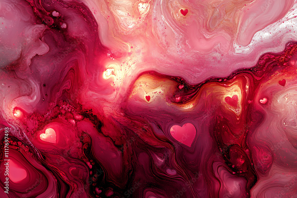Abstract love-inspired digital art featuring soft pink hues, deep red highlights, scattered glowing hearts, and an ethereal glowing effect
Abstract love-inspired digital art featuring soft pink hues, deep red highlights, scattered glowing hearts, and an ethereal glowing effect