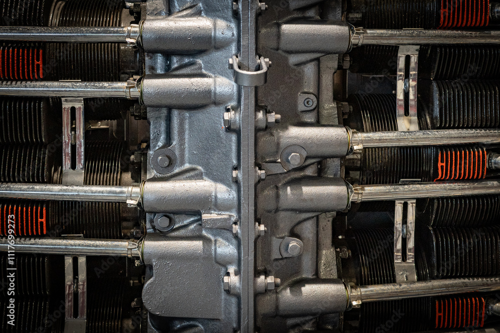 Mechanism of the aircraft engine Mechanism of the aircraft engine