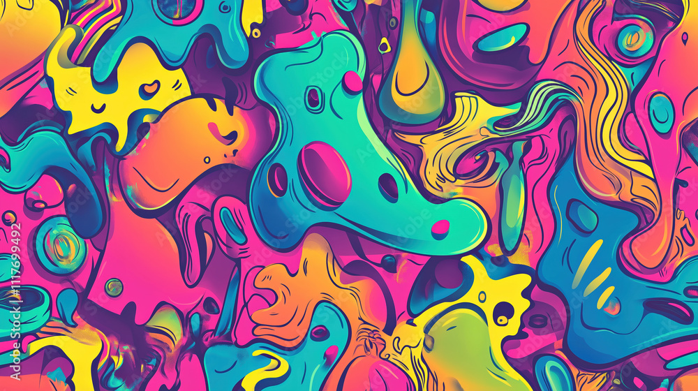 Trippy Abstract Wallpaper Art, Crazy Psychedelic Patterns. Trippy Abstract Wallpaper Art, Crazy Psychedelic Patterns.
